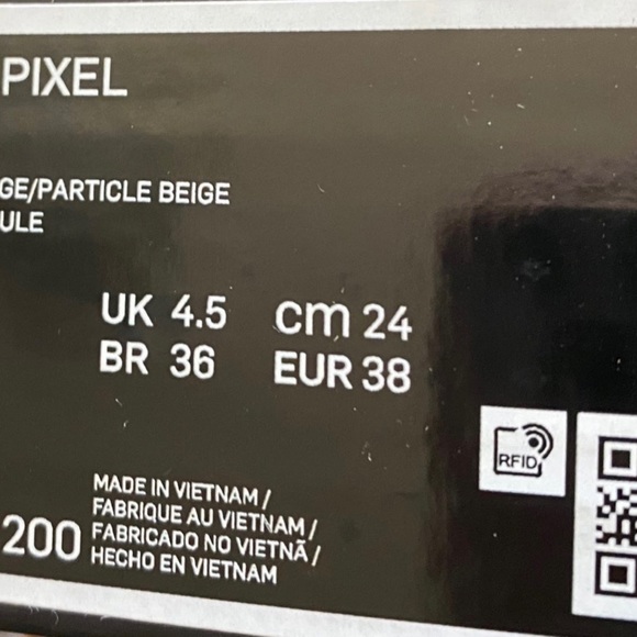 Preowned Nike Airforce 1 size 7 Particle Beige - Picture 8 of 10